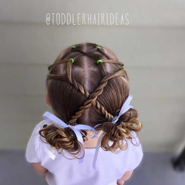 Прически для девочек на короткие волосы в детский сад