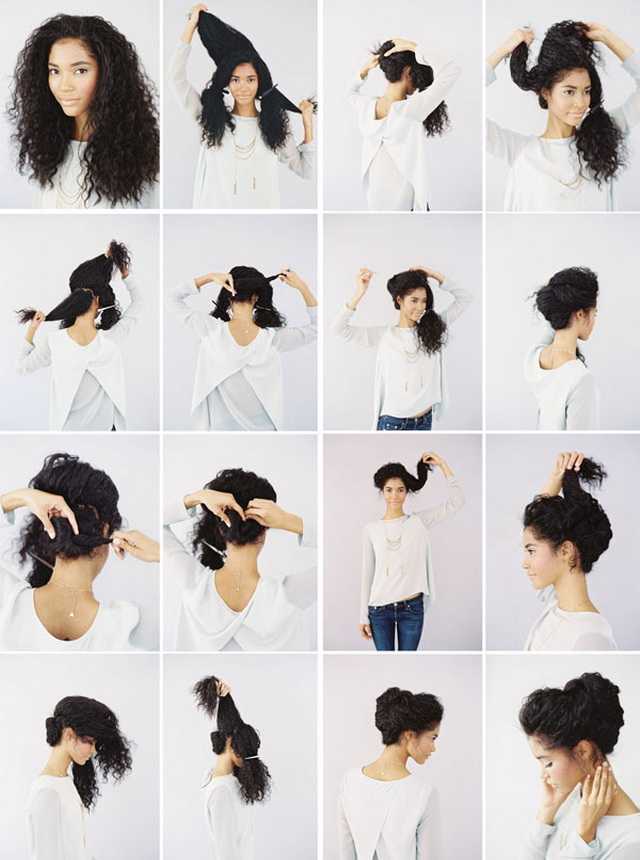 Как красиво уложить кудрявые волосы: стильные варианты на фото