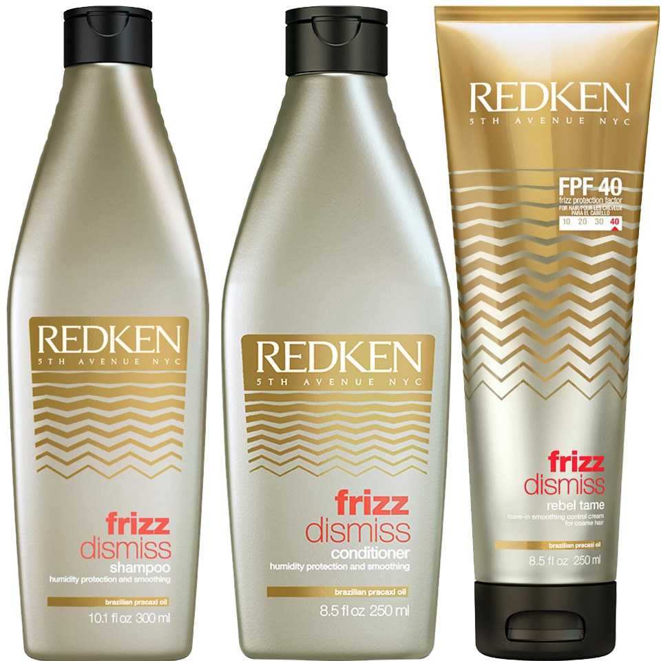 Redken Frizz Dismiss: обзор гаммы средств для ровной структуры волос