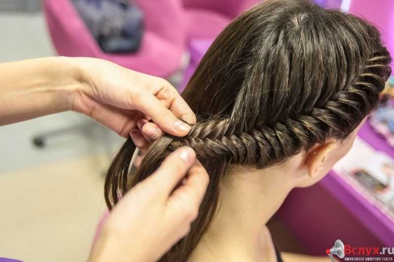 Коса русалки — прическа на длинные волосы