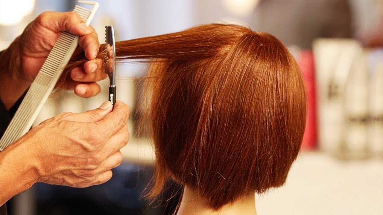 Как подровнять кончики волос бритвой