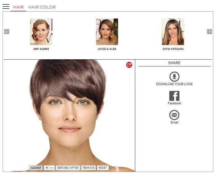 Как подобрать цвет волос онлайн по фото бесплатно