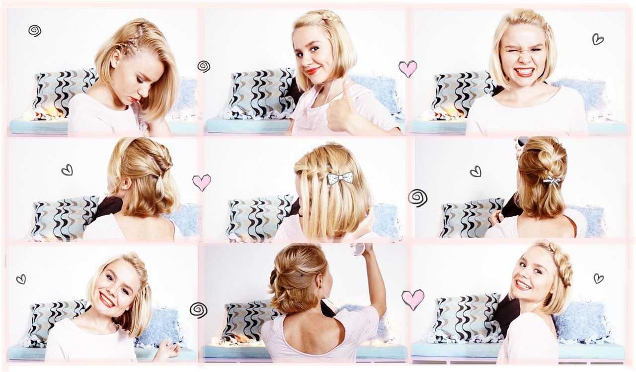 Повседневные прически на короткие волосы: 15 фото идей и пошаговые инструкции