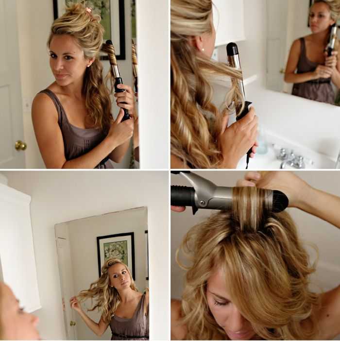 Как сделать кудри плойкой — основные методы и особенности фиксации волос (54 фото)