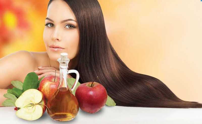 Яблочный уксус для волос: применение, польза и вред