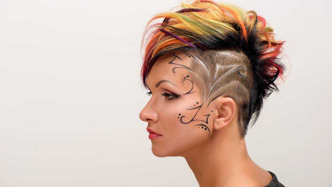 Hair tattoo на волосах: 19 фото с вариантами стрижки