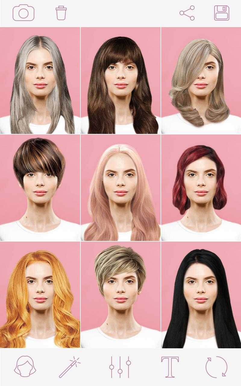 Приложение подбери прическу и цвет. Подобрать прическу. Подбор прически по форме лица. Причёски по форме лица женщине. Подобрать стрижку по типу лица.