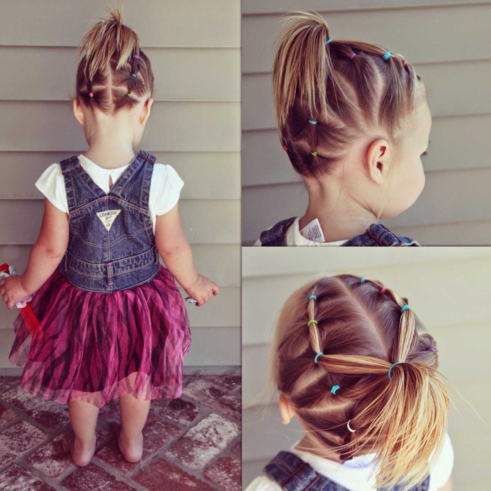 Классные детские прически на короткие волосы для девочек с фото