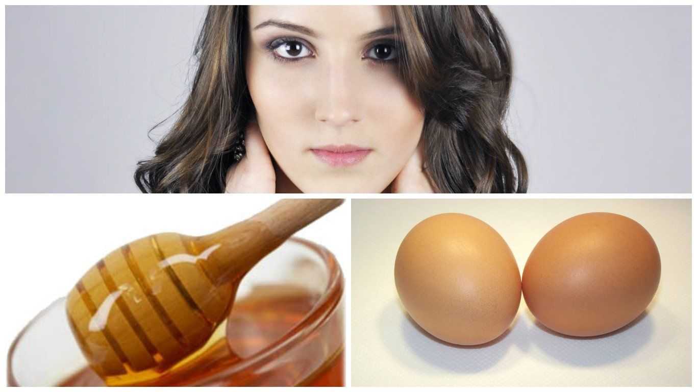 Маски для лица из меда и яйца – залог красоты и здоровья