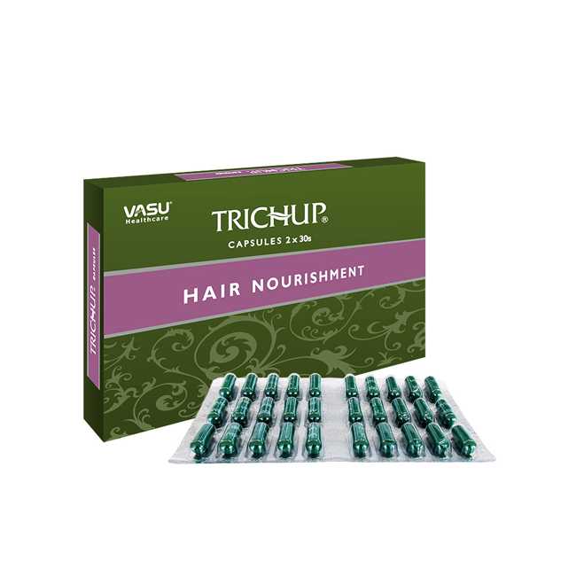Масло от выпадения волос тричуп (trichup oil hair fall control), 100 мл. vasu индия  (№vasu 040512)