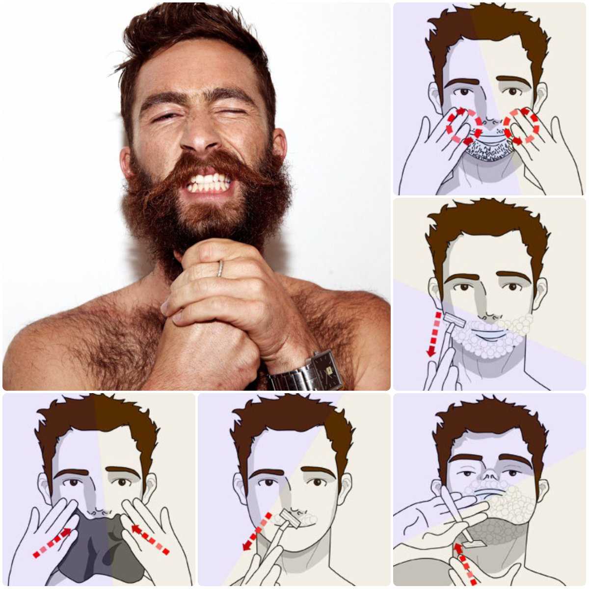 Знаете ли вы как правильно брить бороду?