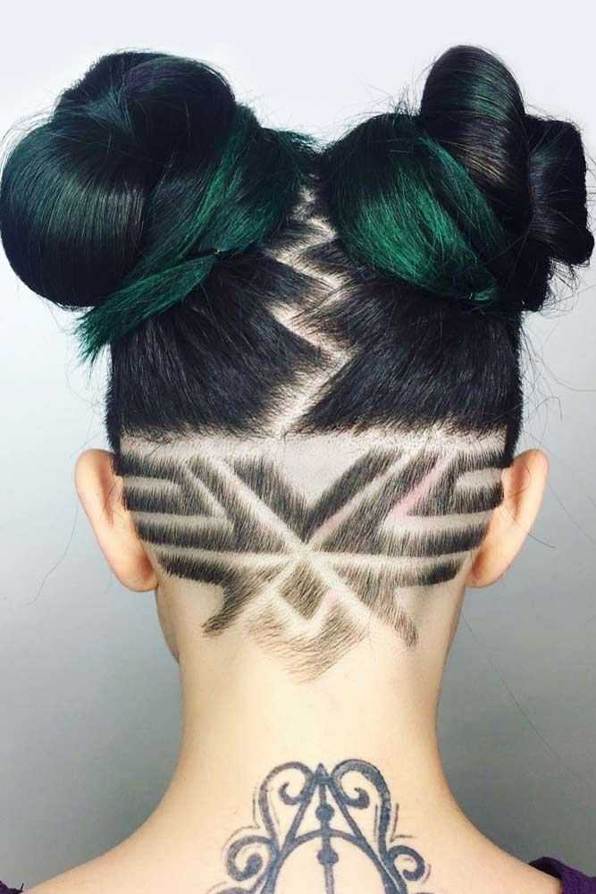20 undercut hair tattoo ideas for girl