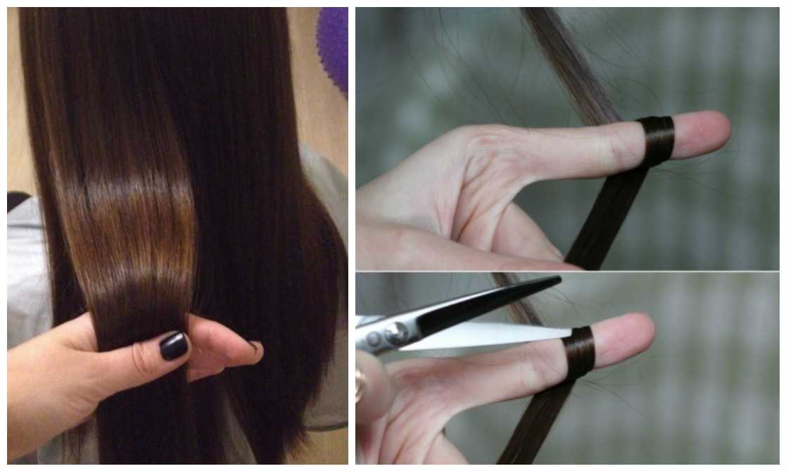 Как подстричь кончики волос