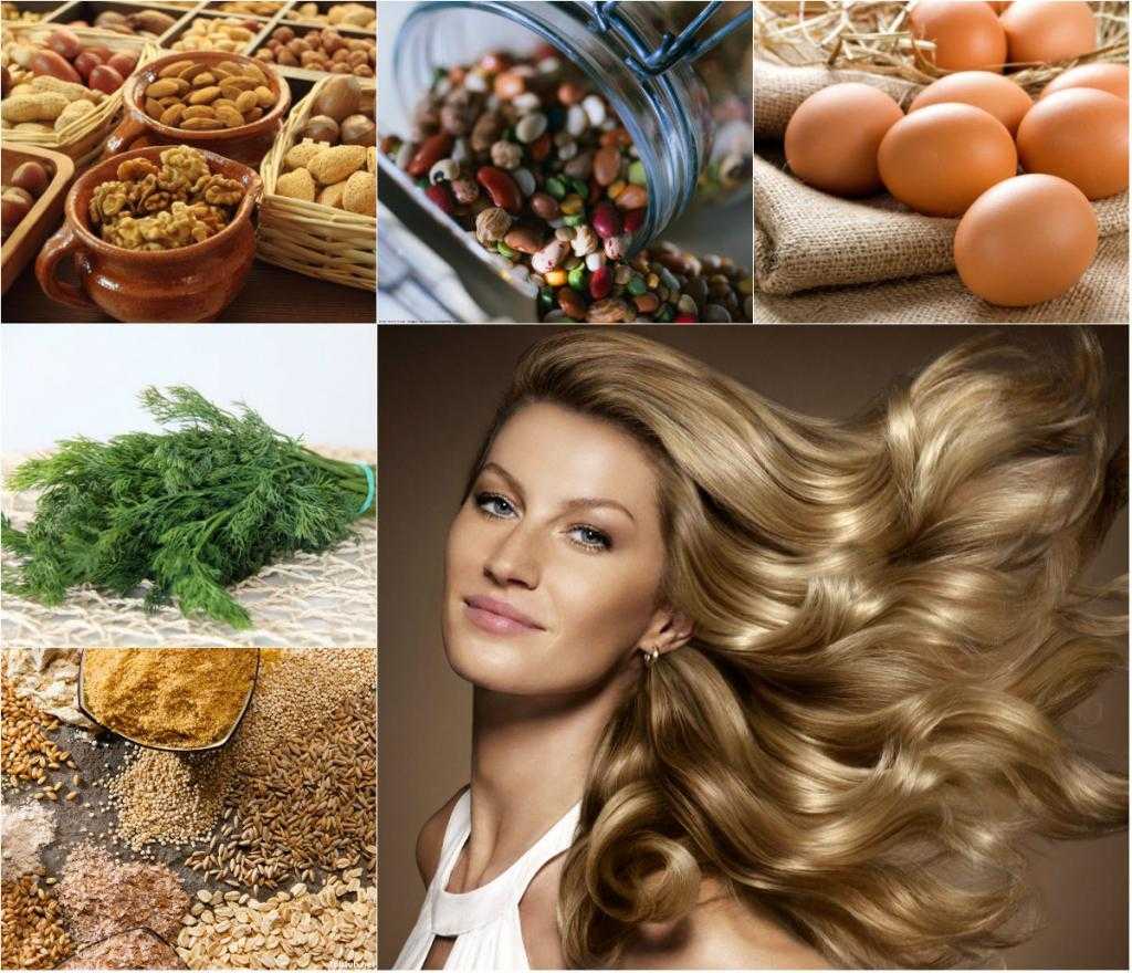 Полезные продукты и витамины для волос и ногтей