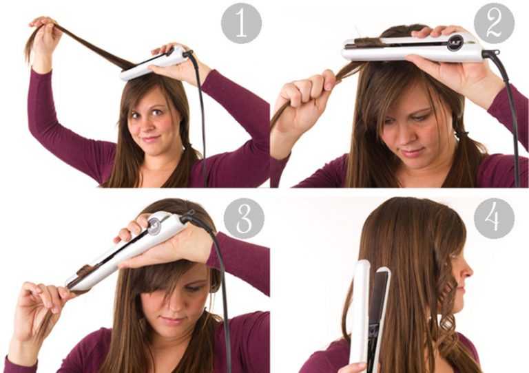 Как накрутить волосы на утюжок