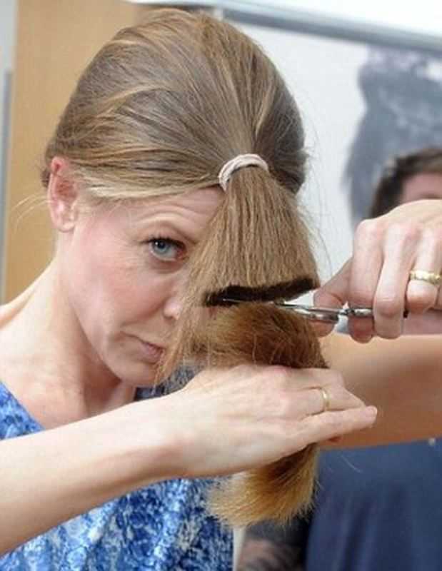 Как самостоятельно подстричь кончики волос