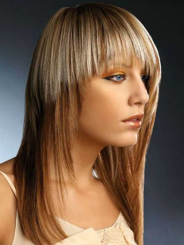 Стрижка волос лесенкой: на короткие, средние, длинные волосы с челкой и без + 75 фото