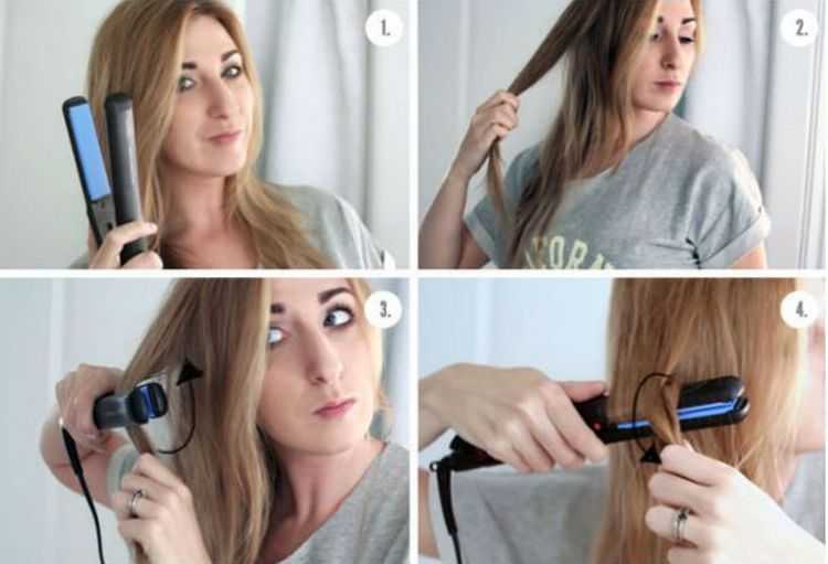 Как правильно выпрямить волосы утюжком?